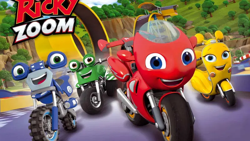 Le moto arrivano su RAI Yoyo con "Ricky Zoom"