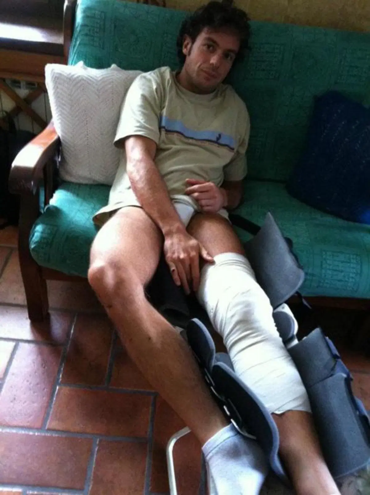Brutto incidente in bici per Roberto Rolfo