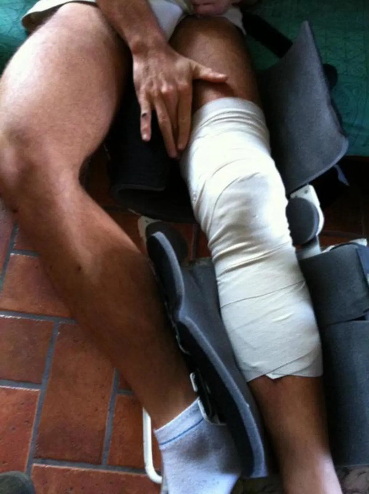 Brutto incidente in bici per Roberto Rolfo (2)