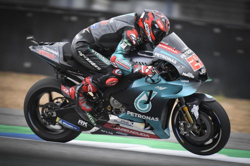 MotoGP 2019 in Thailandia. Fabio Quartararo in pole position