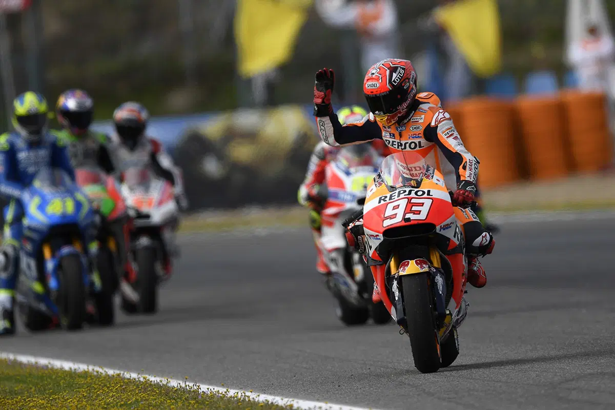 MotoGP. Le foto più spettacolari del GP di Spagna (18)