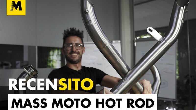 Mass per BMW R Nine-T. Scarico satinato Hot Rod  2 in 2. 