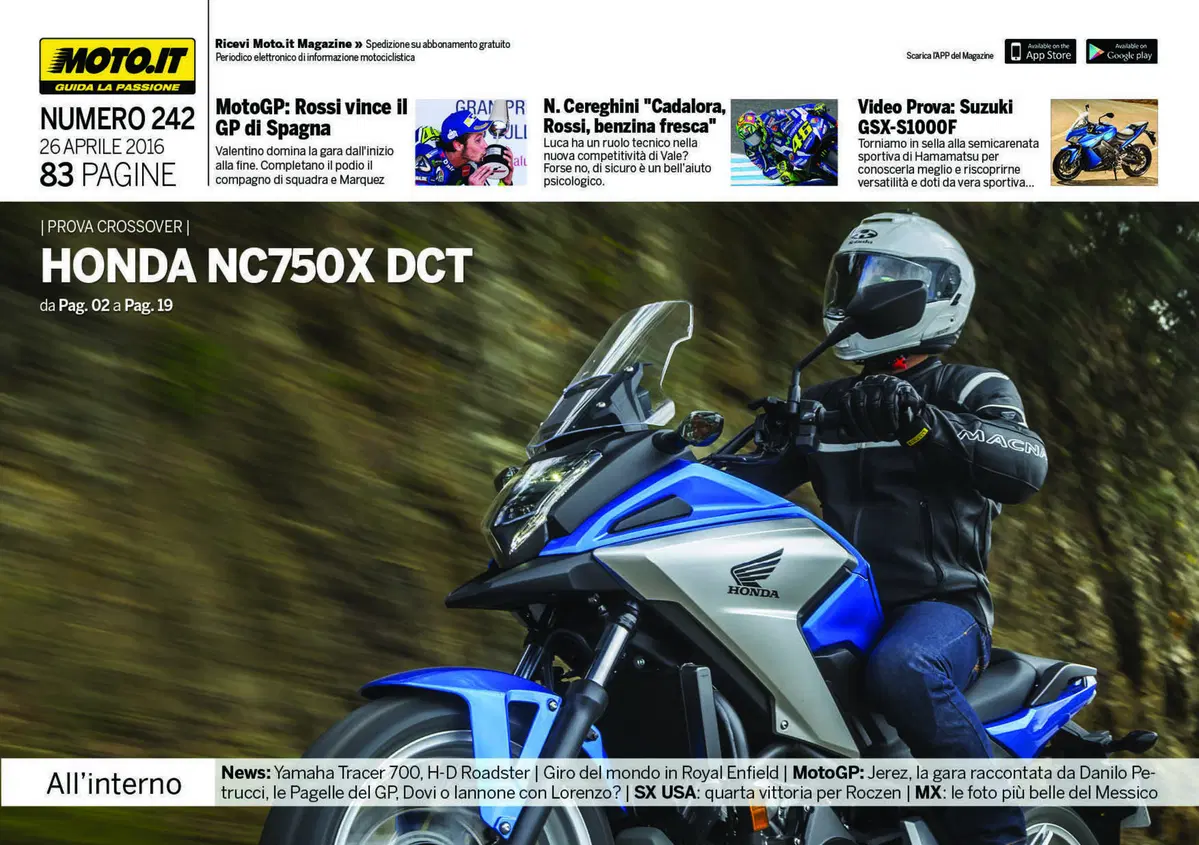 Magazine n&deg;242, scarica e leggi il meglio di Moto.it 