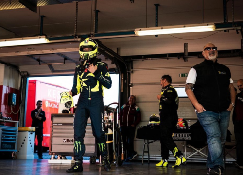 Valentino Rossi a Misano per un test con la Ferrari  (6)