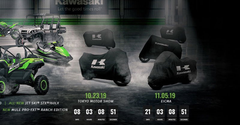 Kawasaki: cinque novit&agrave; fra EICMA e Tokyo