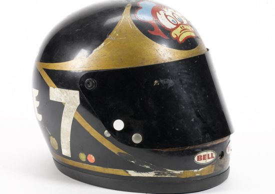 All'asta il casco di Sheene di Daytona 1975