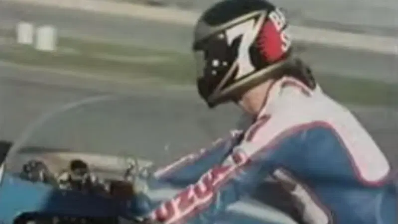 All'asta il casco di Sheene di Daytona 1975