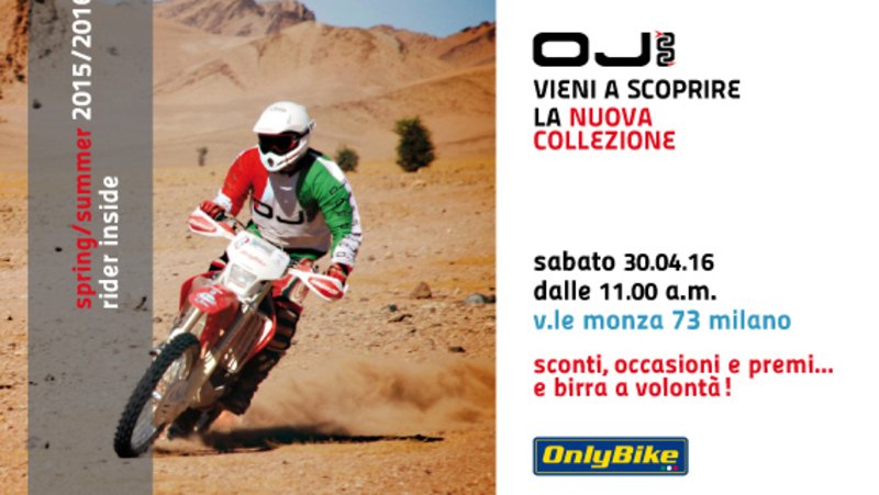 OJ Day, sabato 30 aprile da Only Bike Milano
