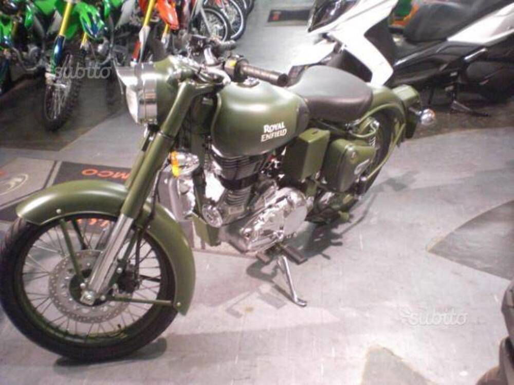 Royal Enfield Bullet 500 Classic EFI - Battle Green (2011 - 16) (3)