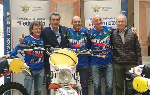 Sei Giorni di Enduro. Passeri, Rinaldi e Sala in sella in vista del Trofeo Vintage Veterans (3)