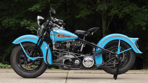 Harley Davidson Knucklehead: un esemplare del 1938 all'asta (2)