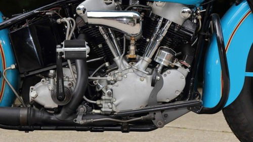 Harley Davidson Knucklehead: un esemplare del 1938 all'asta (5)