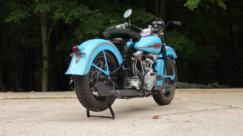 Harley Davidson Knucklehead: un esemplare del 1938 all'asta (6)