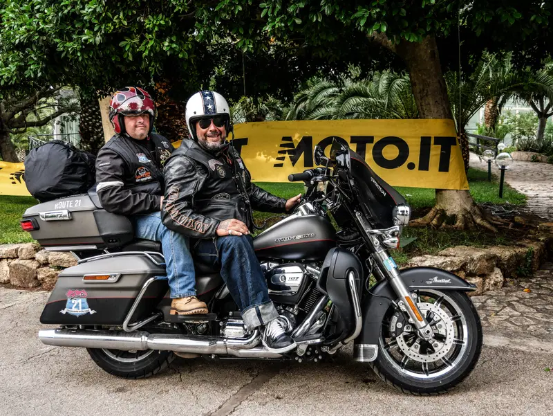 Gianpiero e Andrea in piena "Route 21"