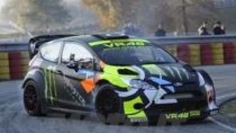 Rossi sulla Fiesta WRC: le foto da Vizzola