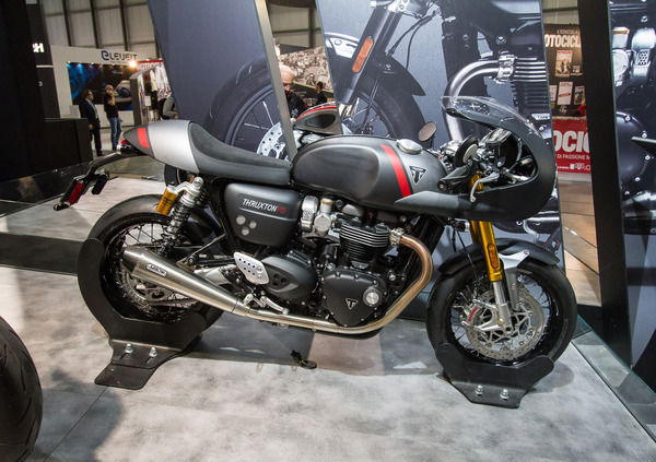 Triumph Thruxton RS a EICMA 2019. Foto e dati