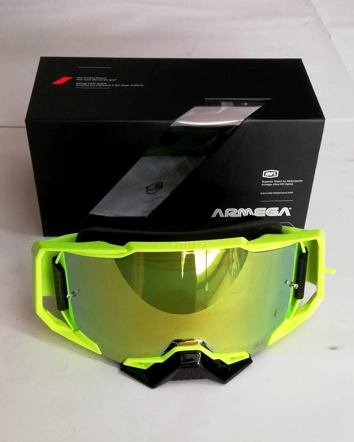 100% Maschera Armega Gold Mirror Lens 100 % (2)