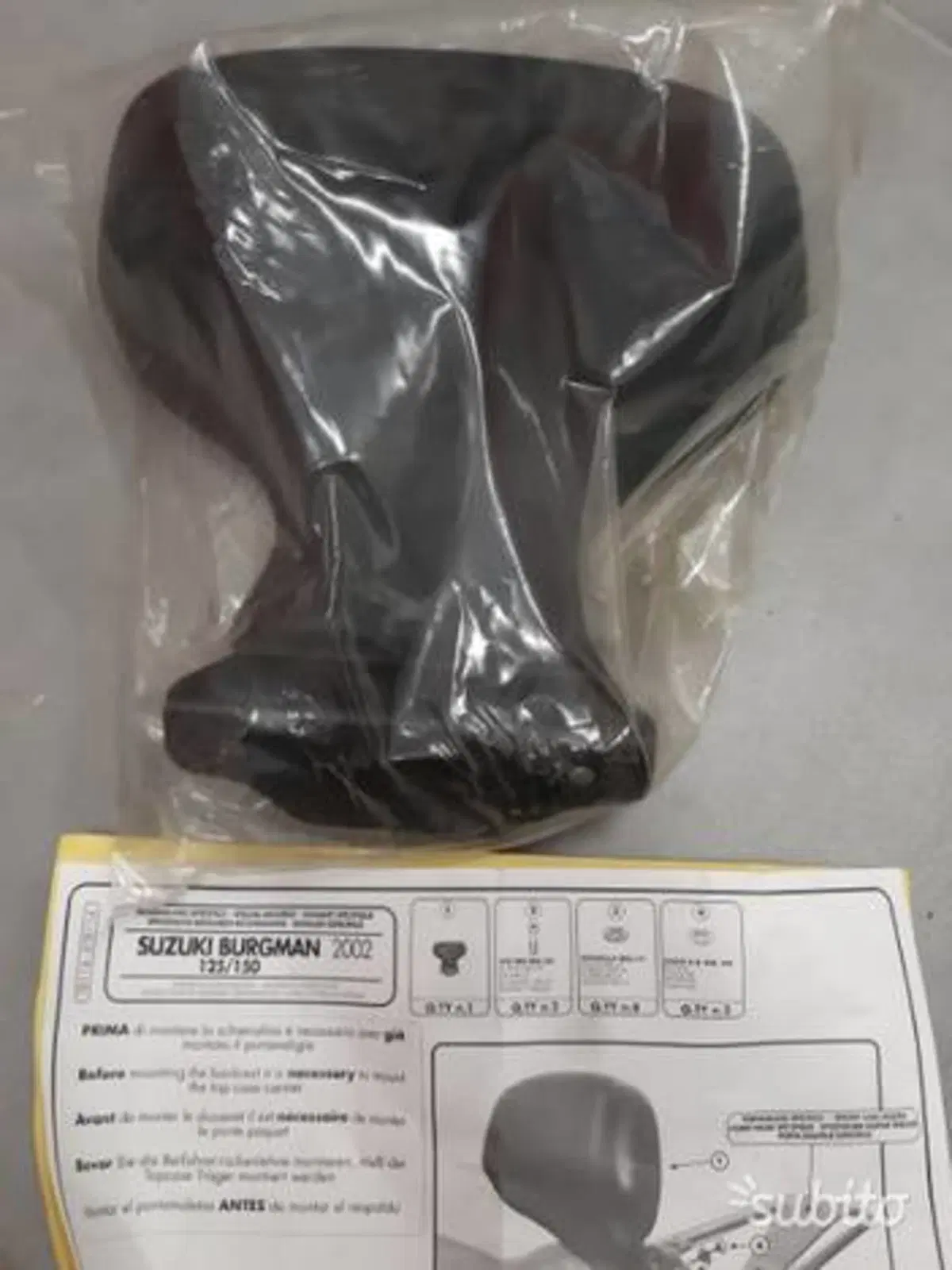 Suzuki Burgman 125/150 '02 schienalino