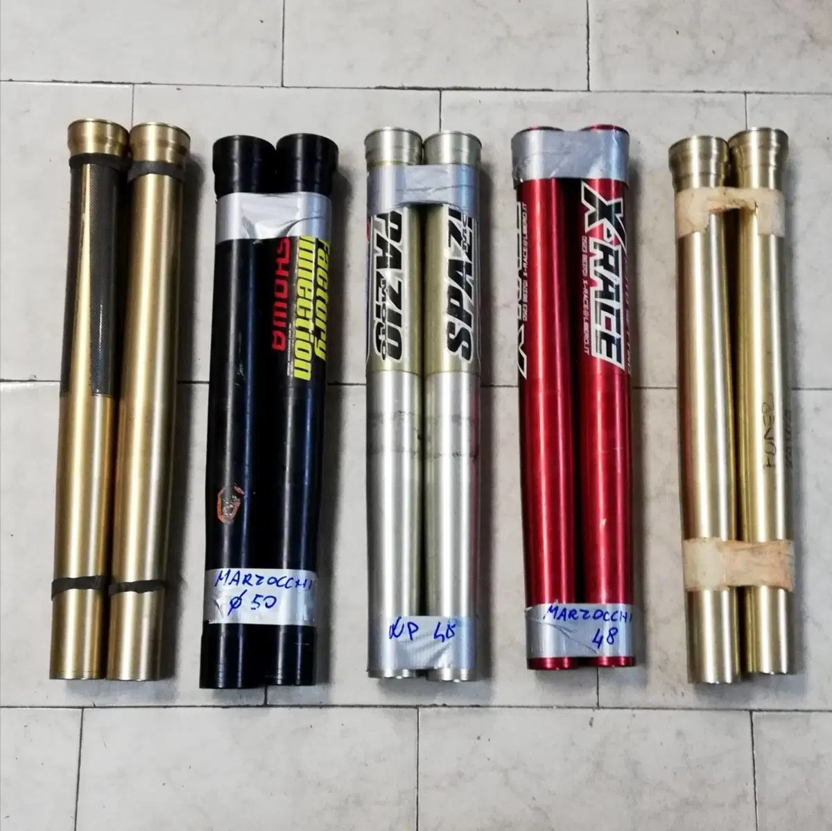 Foderi Forcella WP - KYB - Showa - Marzocchi no di