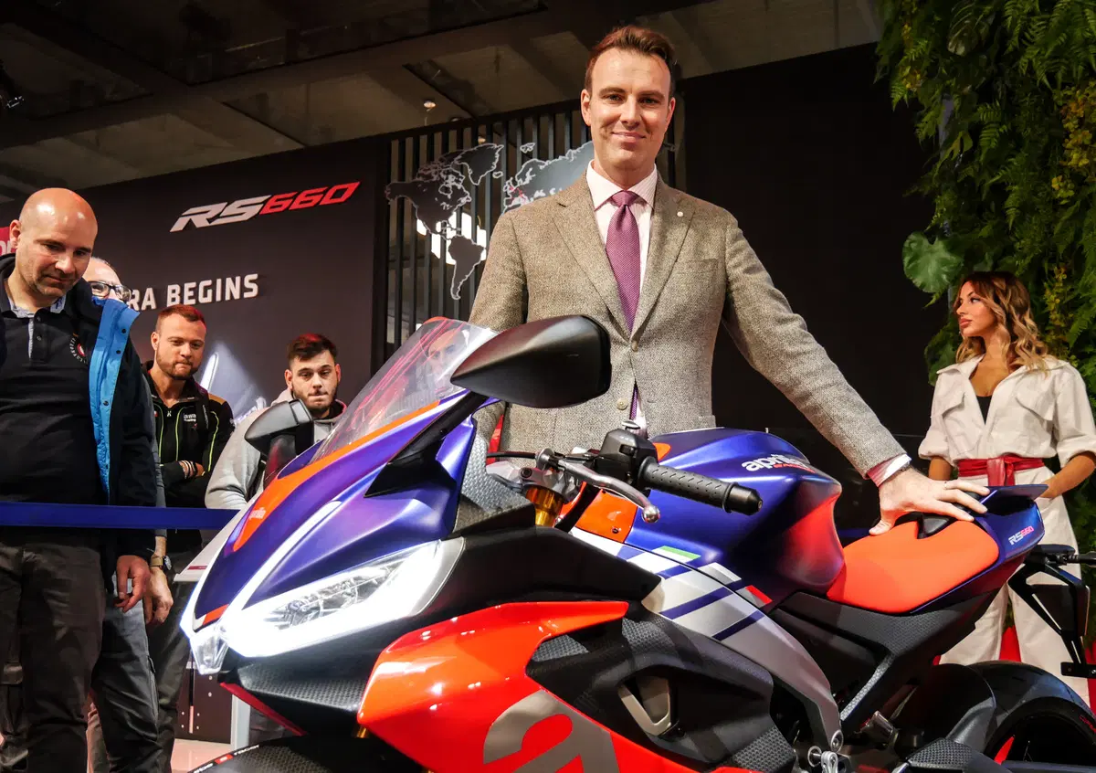 Tosi, Gruppo Piaggio: "L'Aprilia RS 660 &egrave; progettata per il piacere di guida"