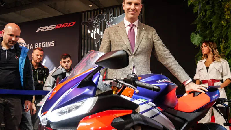 Tosi, Gruppo Piaggio: "L'Aprilia RS 660 &egrave; progettata per il piacere di guida"