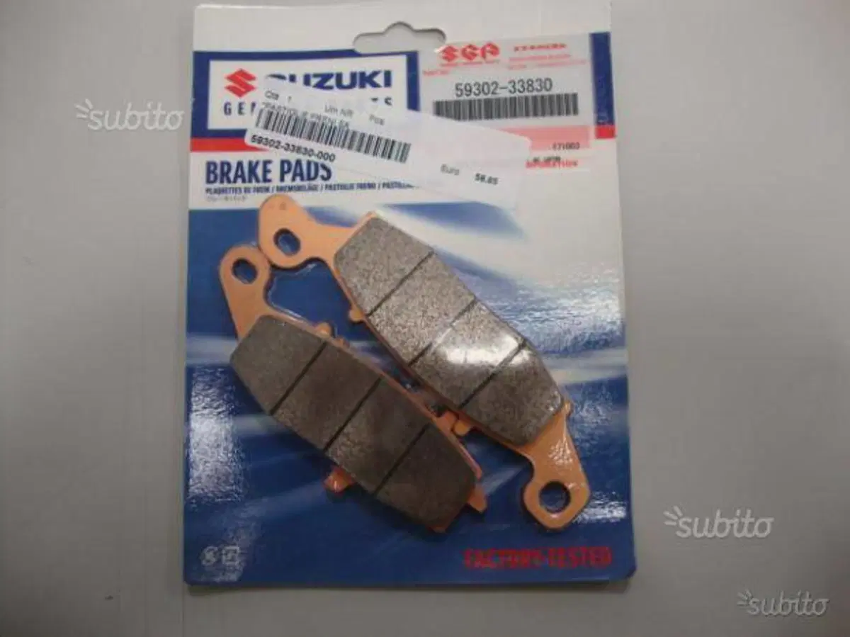 Coppia pastiglie freno anteriore sinistro SV650 Suzuki