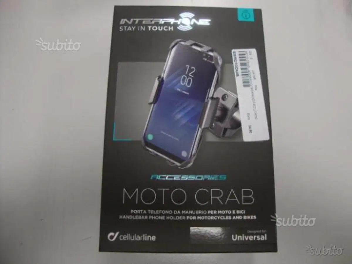 Portatelefono da manubrio per moto e bici Cellular Line