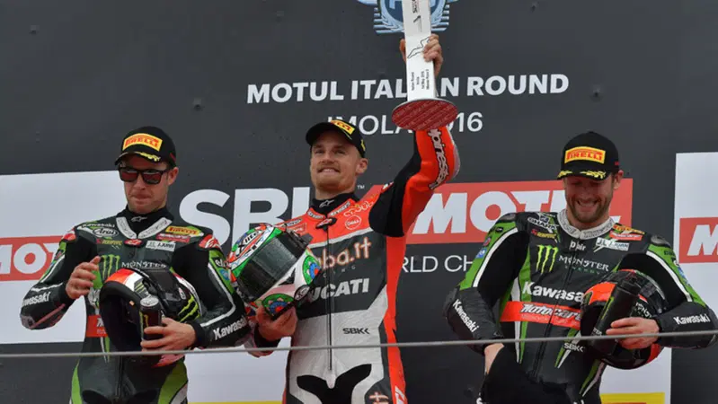 SBK 2016. GP d'Italia. Davies domina anche gara 2 a Imola
