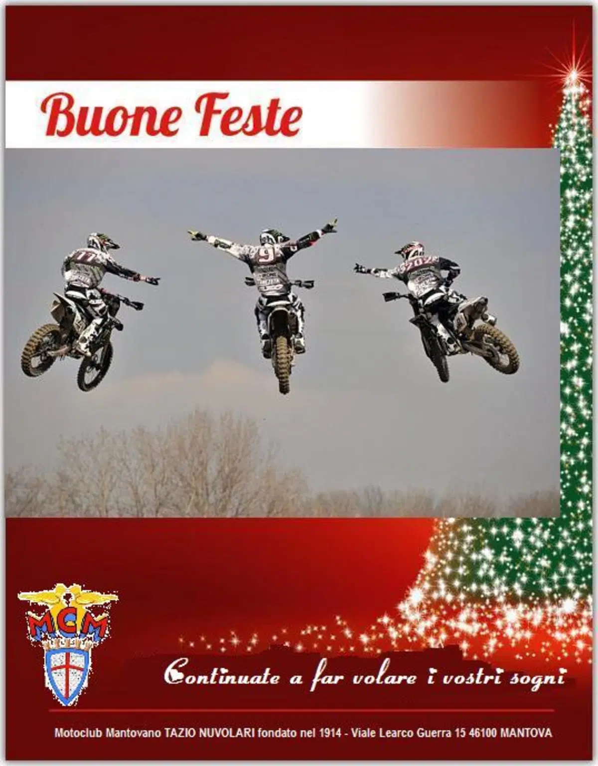 A Natale gli auguri più belli viaggiano su due ruote!