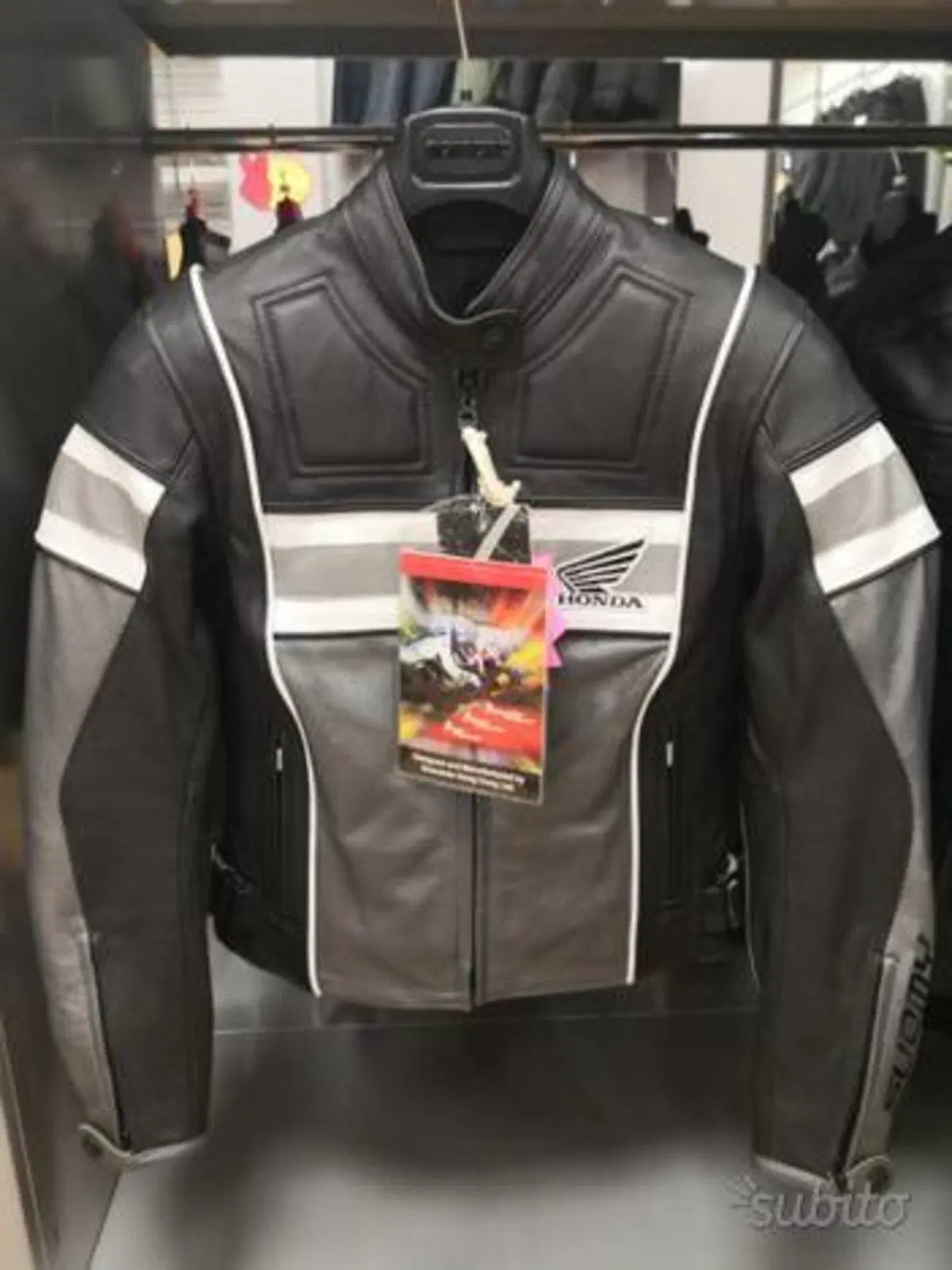 Giacca in pelle Honda Suomy Tg. XS