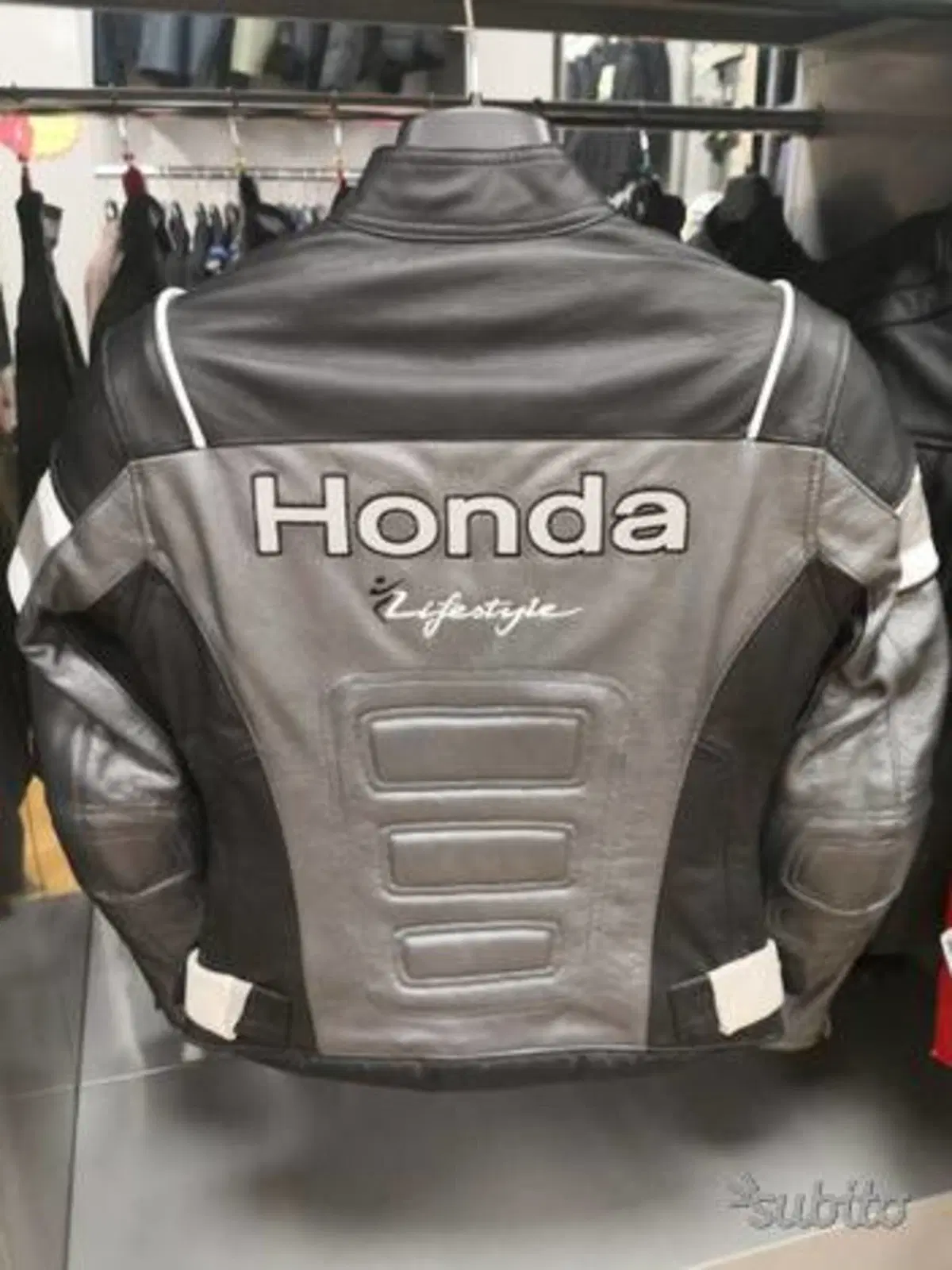 Giacca in pelle Honda Suomy Tg. XS (2)