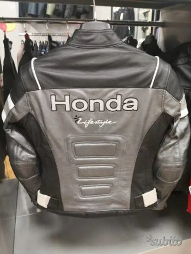 Giacca in pelle Honda Suomy Tg. XS (2)