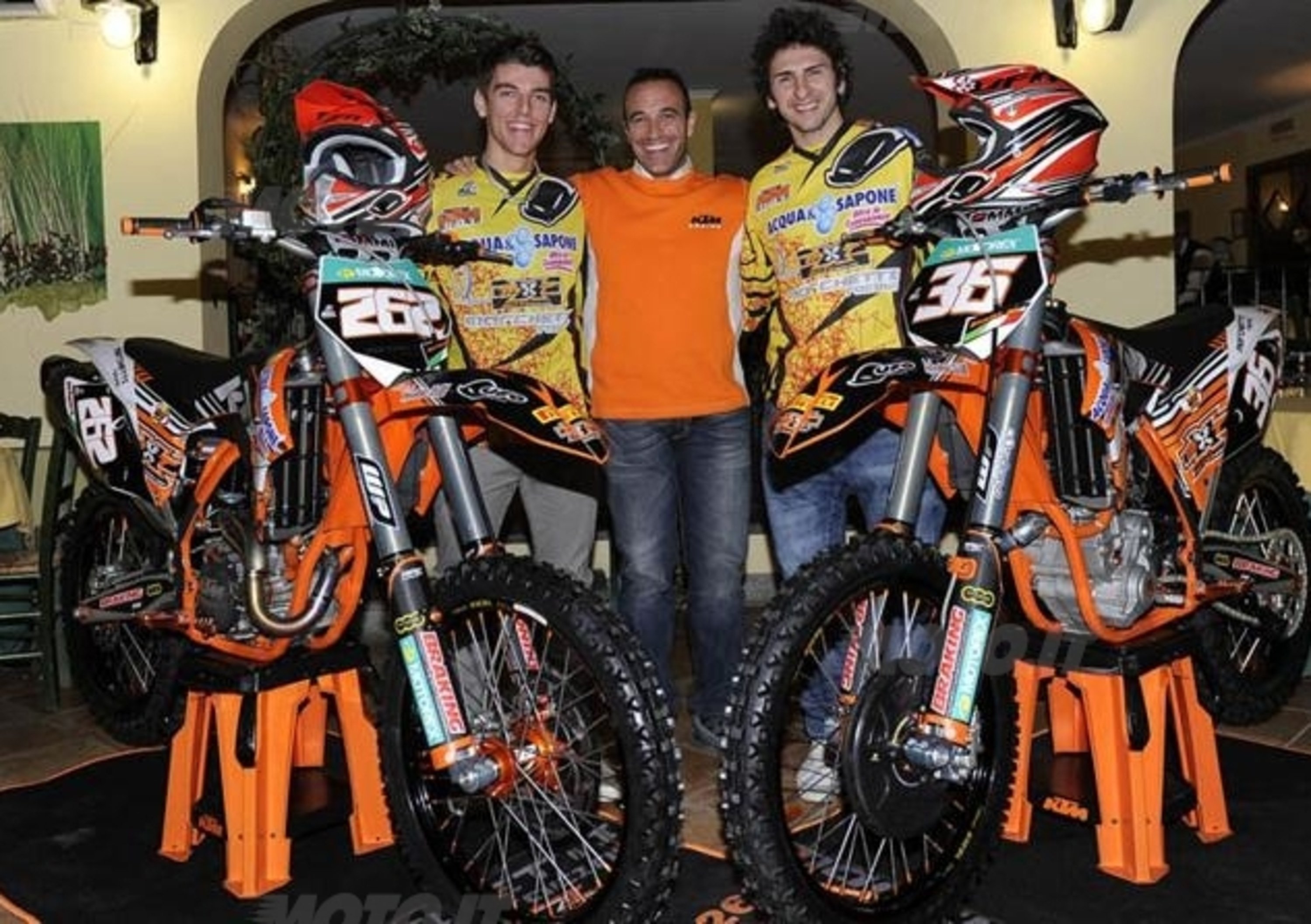 Il Marchetti Racing Team nel Mondiale Motocross con Bonini e Del Segato