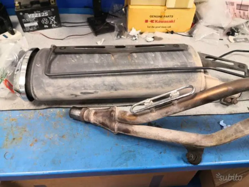 Scarico e marmitta honda silver wing 400 (2)