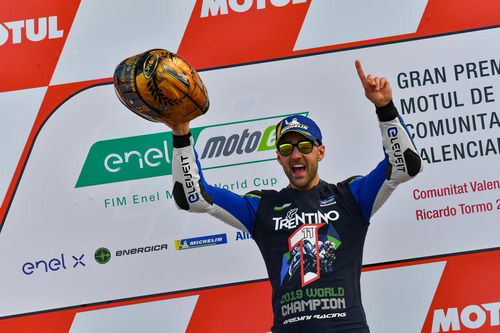 Matteo Ferrari è il primo campione del mondo MotoE