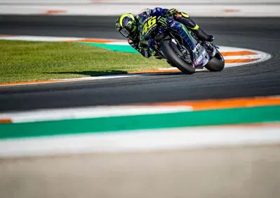 Test MotoGP Valencia, Rossi: Più veloci di come abbiamo iniziato