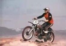 Steve Mc Queen riding a Honda CR250M Elsinore