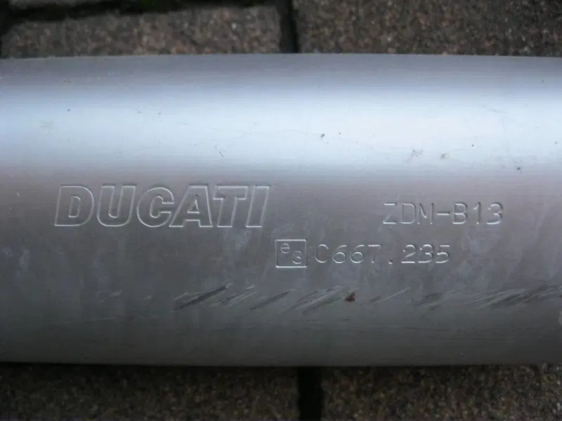 Ducati Monster 600 silenziatori originali (3)
