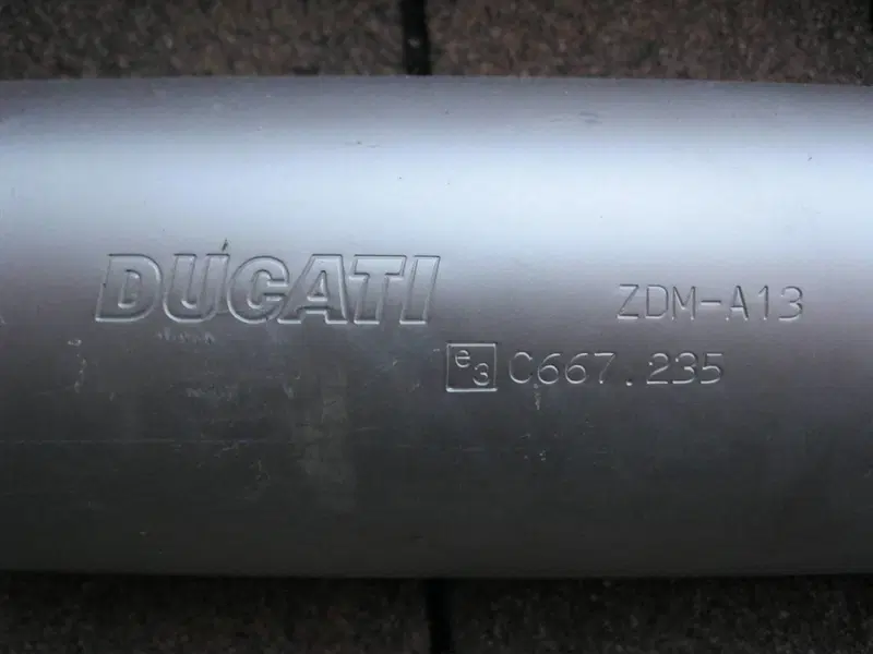 Ducati Monster 600 silenziatori originali (4)