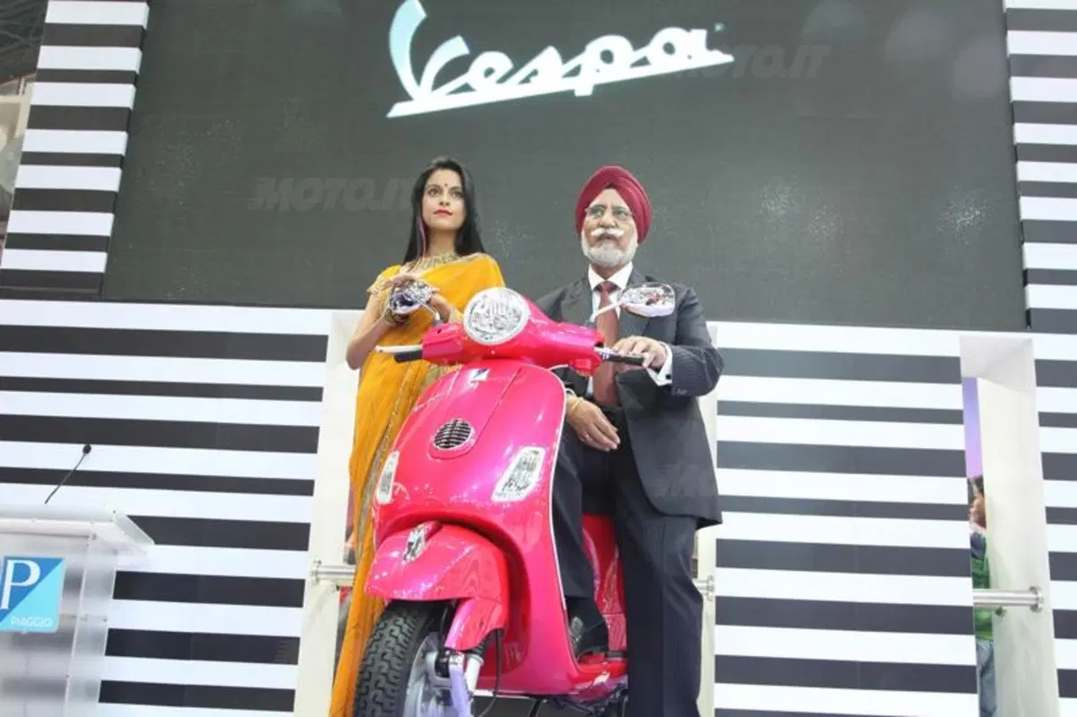 Svelata all'Auto Expo di Delhi la Vespa per il mercato indiano
