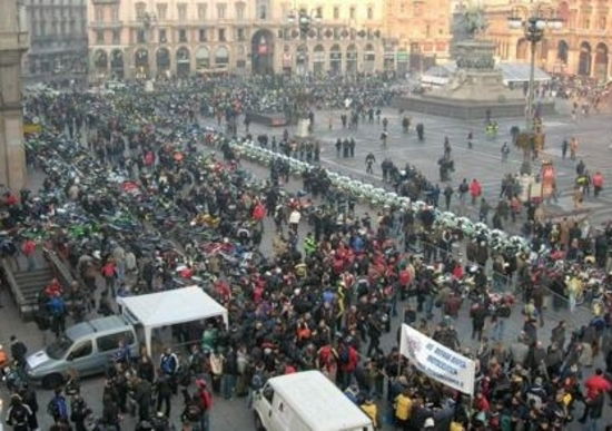 La Moto Befana 2012 a Milano e nel Lazio