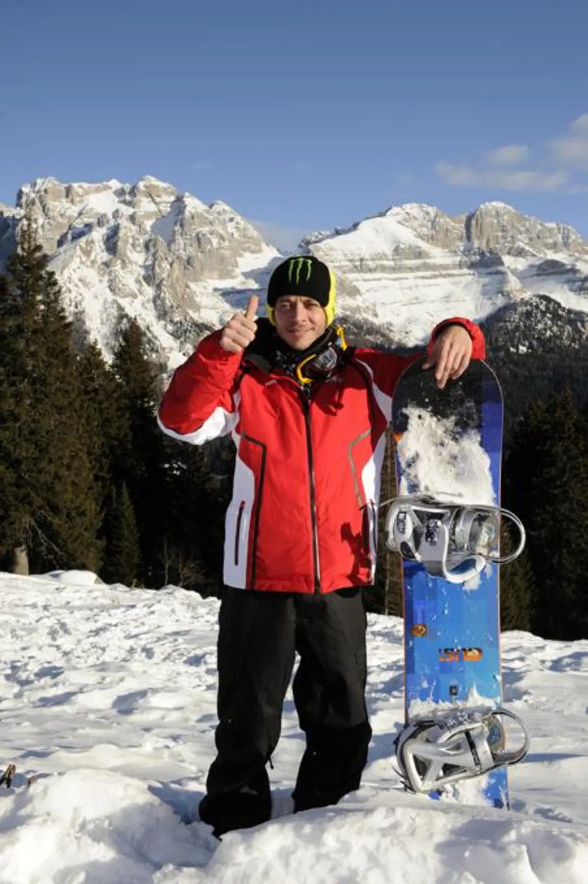 Wrooom 2012: Rossi in sella alla Desmosedici sulla neve! (30)