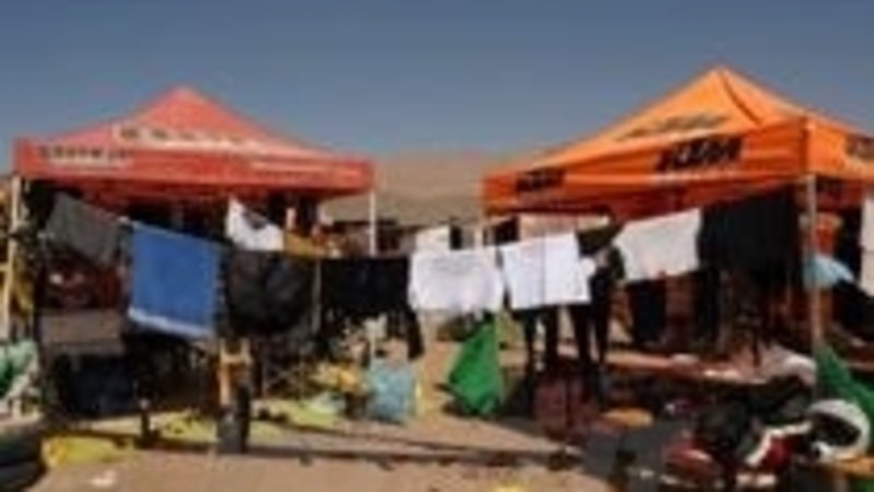 Dakar 2012. La vita dei privati al bivacco