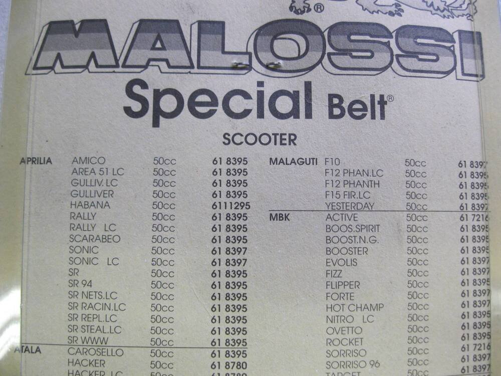 Malossi cinghia special belt (5)