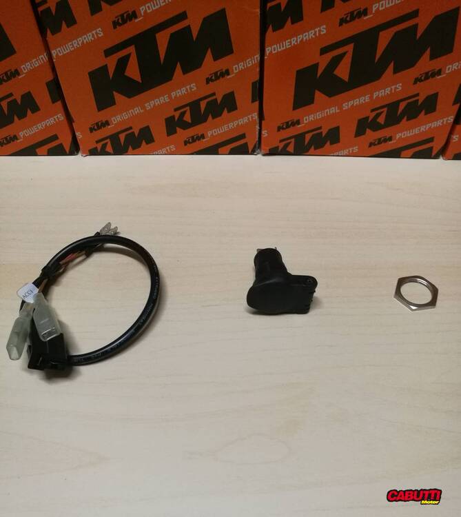 PRESA DI CORRENTE COMPLETA SILVER Ktm (2)