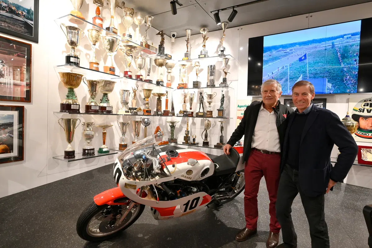 Giacomo Agostini e la nuova sala dei suoi trofei a Bergamo (10)