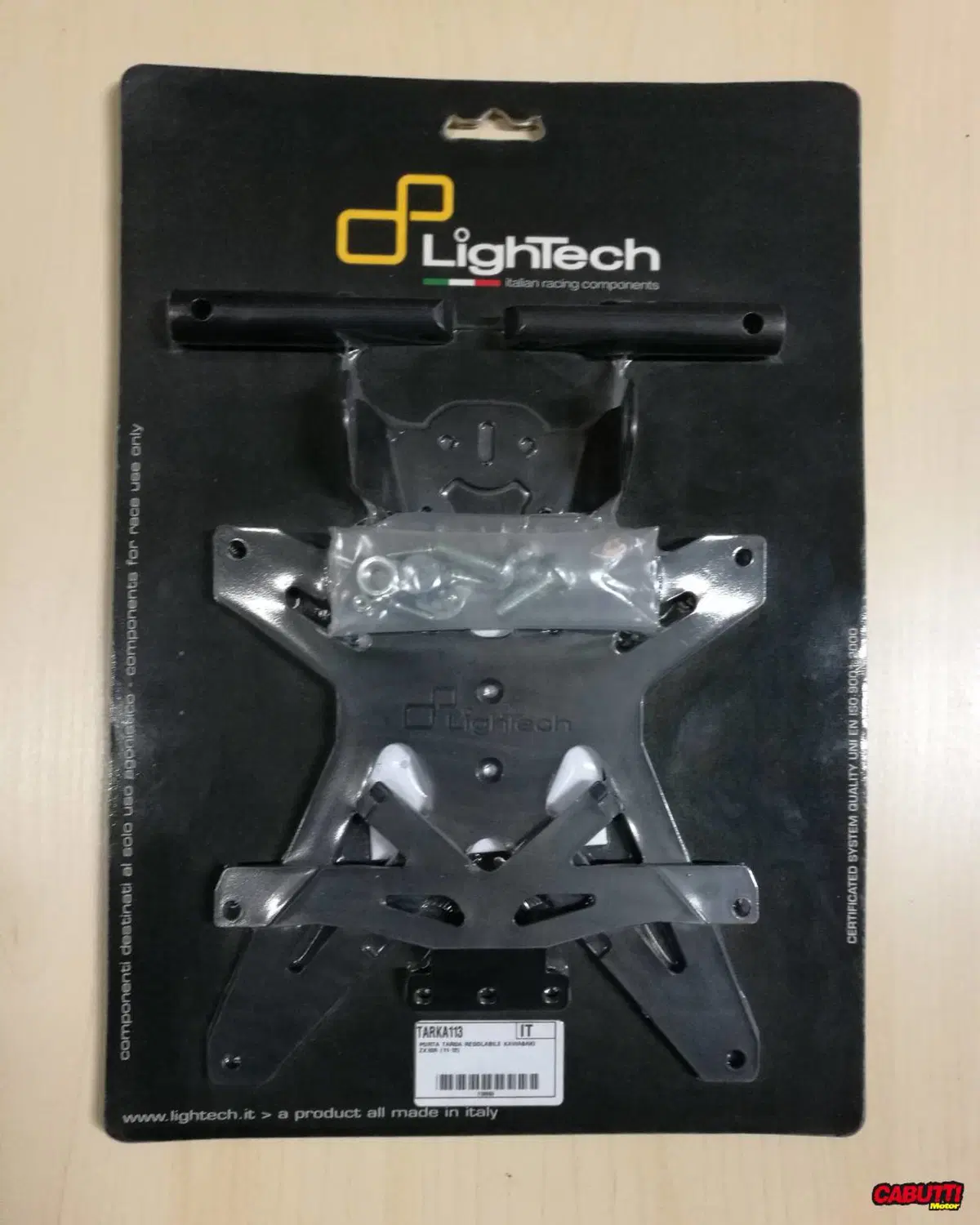 PORTA TARGA REGOLABILE LIGHTECH