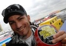 Mattia Pasini in MotoGP sull'Aprilia Racing Technology CRT del Team Speed Master