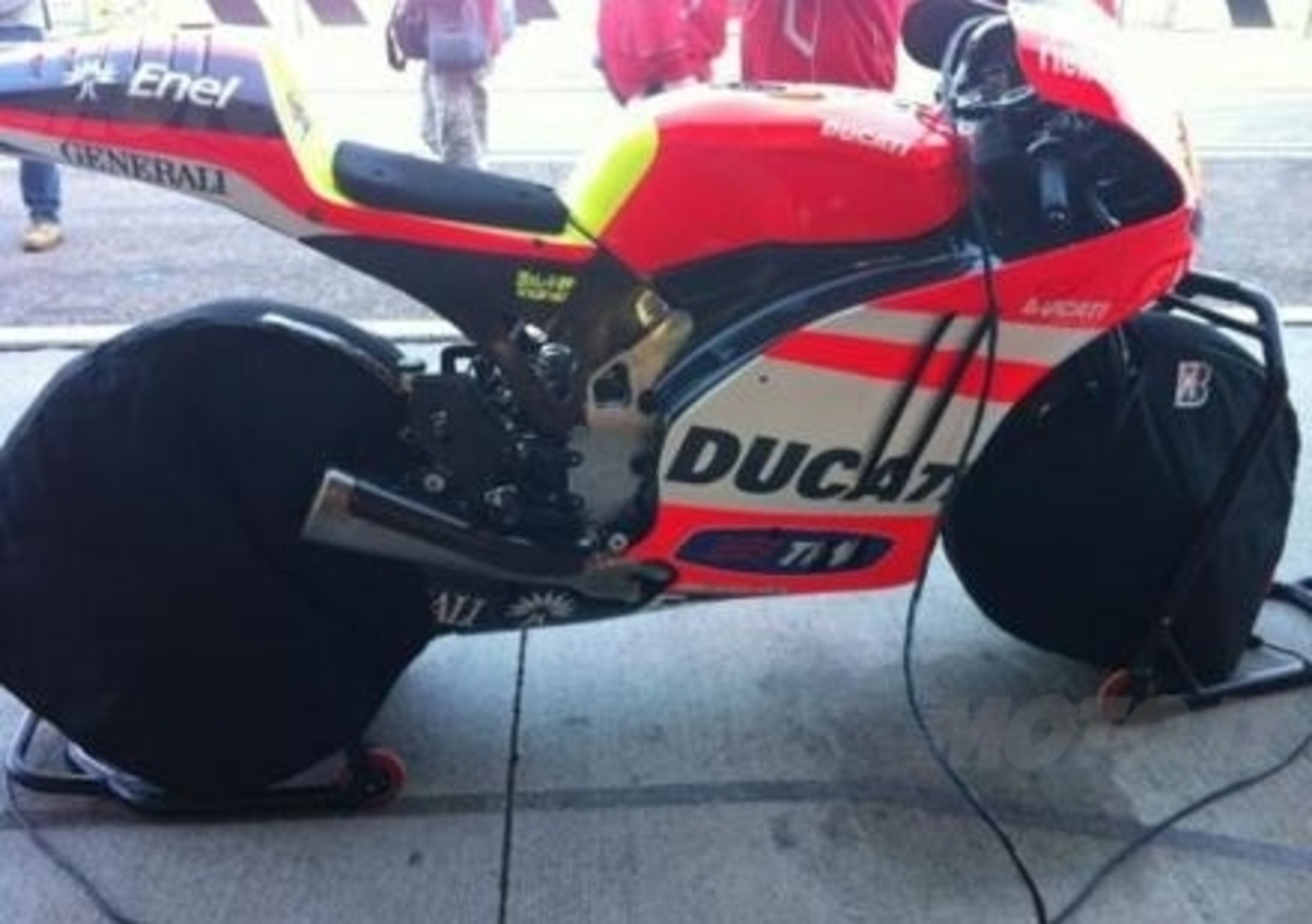 La nuova Ducati GP12 di Valentino Rossi