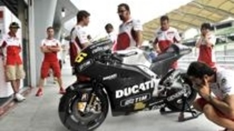 La nuova Ducati GP12 di Valentino Rossi